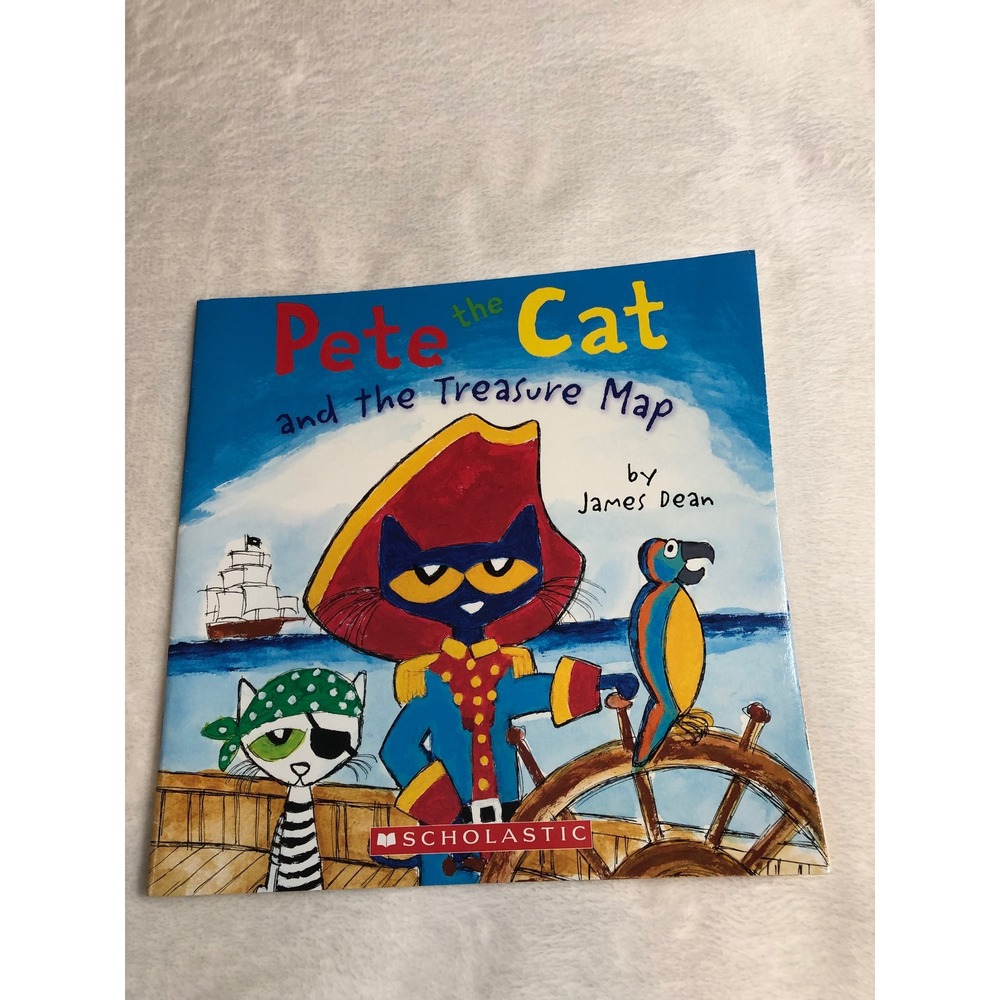 Pete the Cat and the Treasure Map Childrens Book Pirate Story